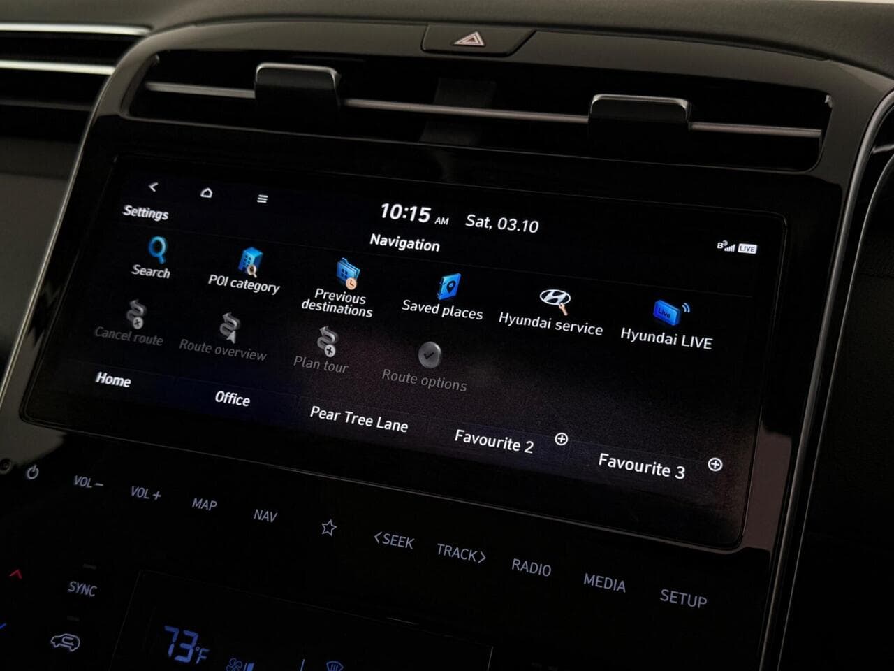 Hyundai TUCSON thumbnail Infotainment System