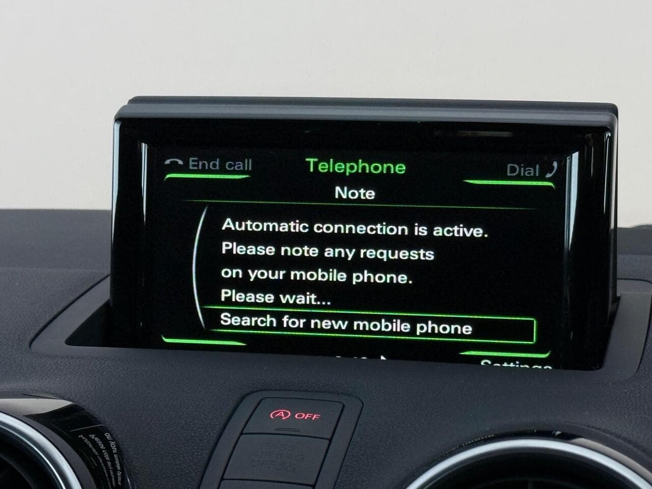 Audi S1 thumbnail Infotainment System