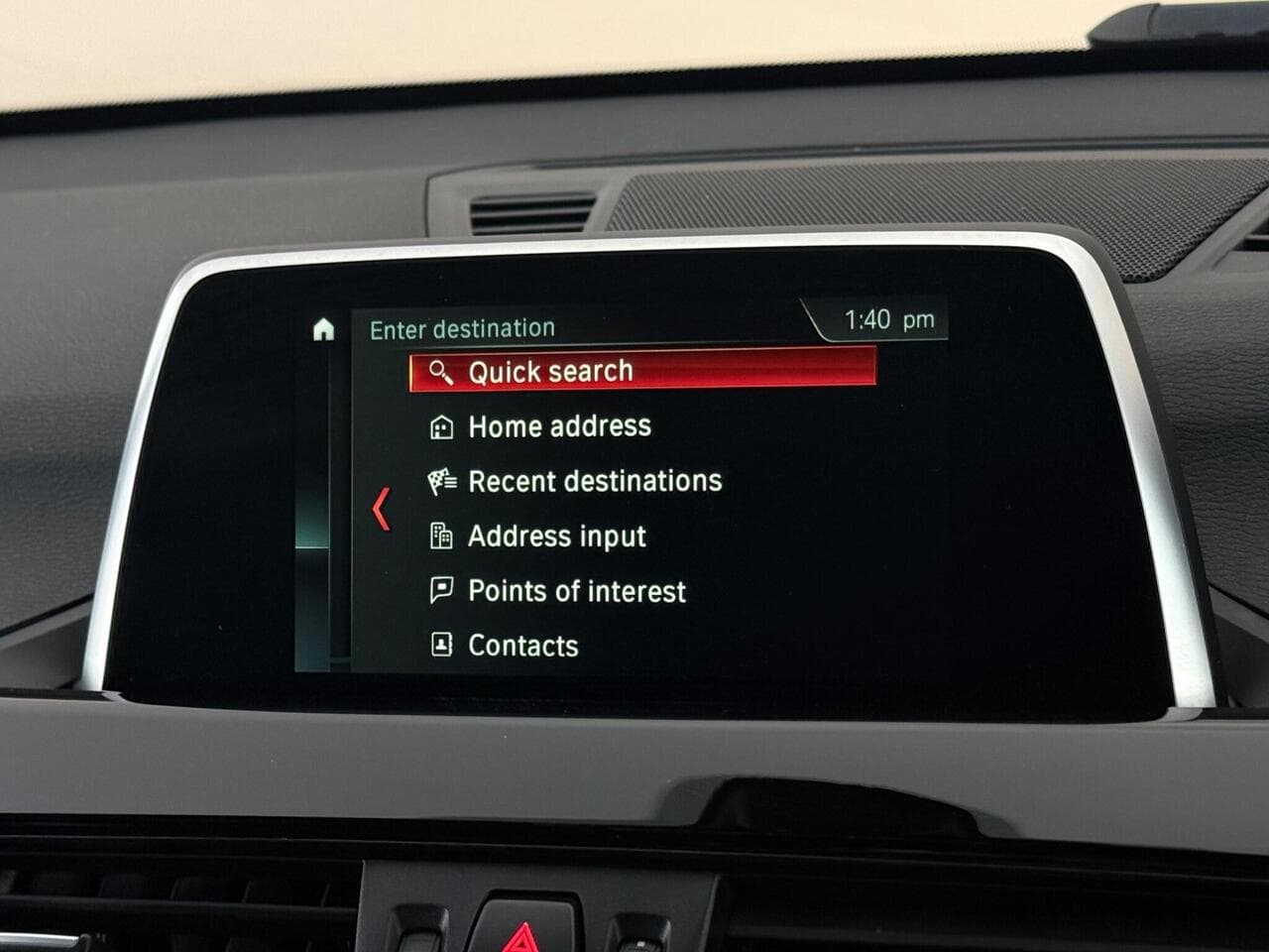 BMW X1 thumbnail Infotainment System