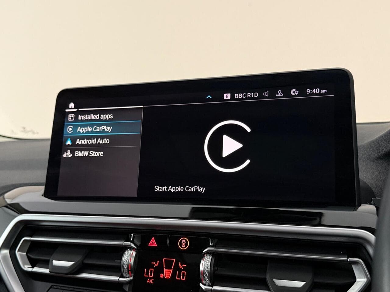 BMW X3 thumbnail Infotainment System