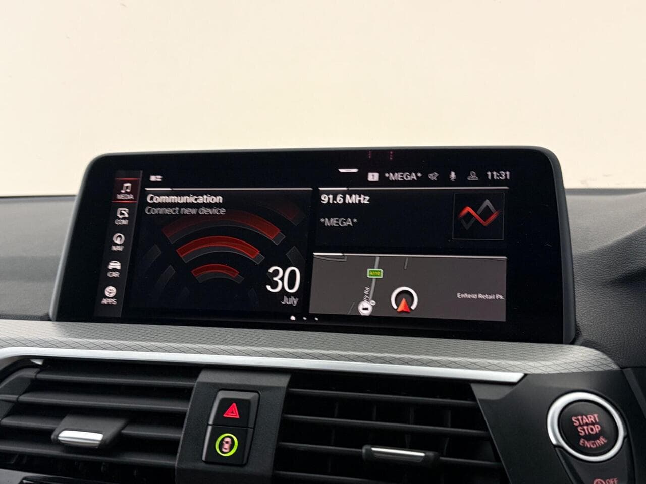 BMW X3 thumbnail Infotainment System