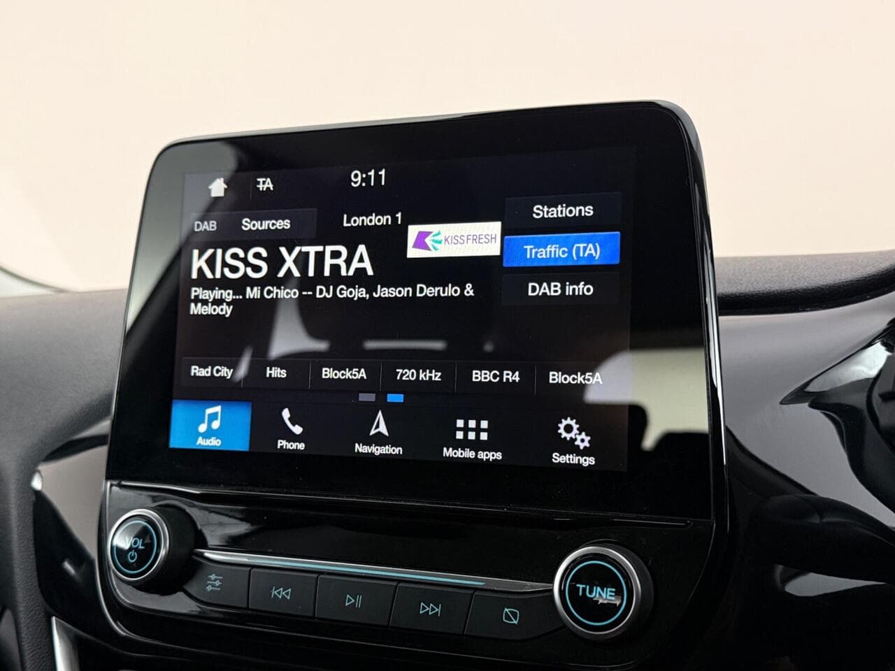Ford Fiesta thumbnail Infotainment System