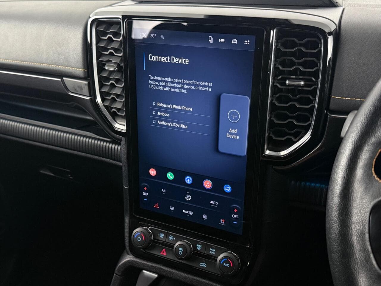 Ford Ranger thumbnail Infotainment System