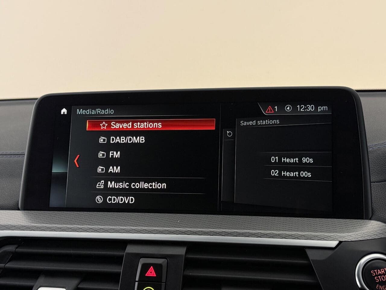 BMW X3 thumbnail Infotainment System