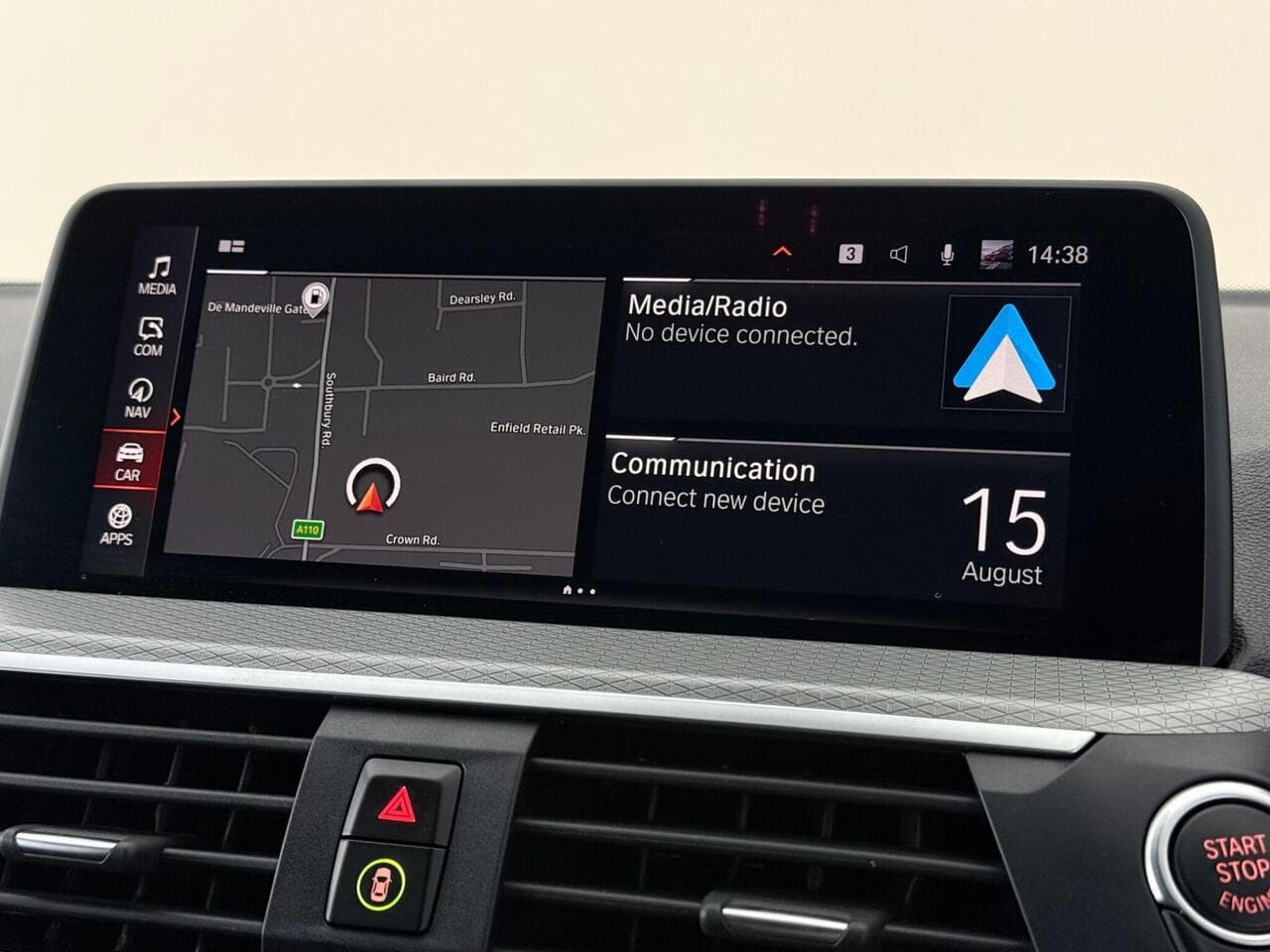 BMW X3 thumbnail Infotainment System