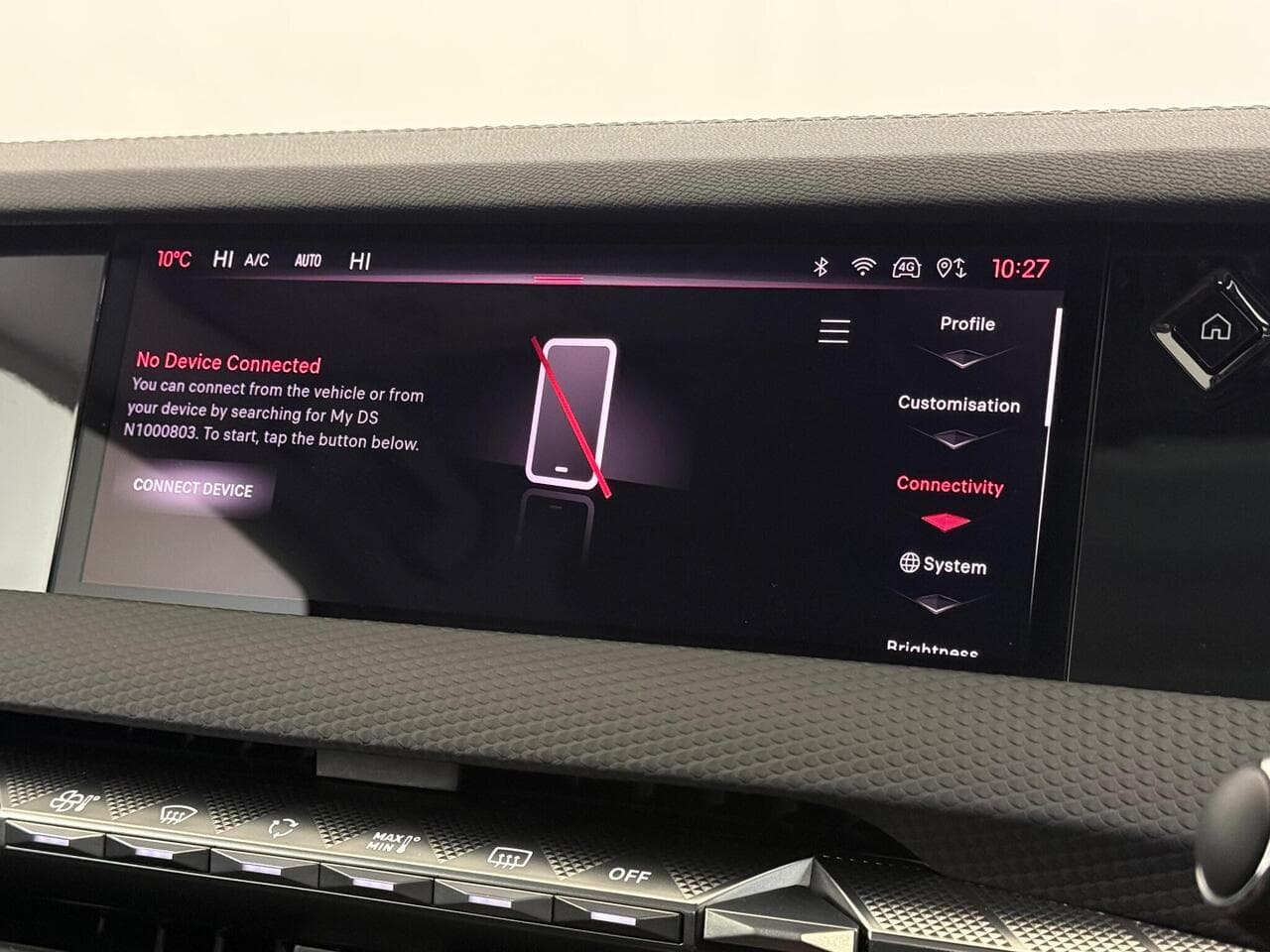 DS AUTOMOBILES DS 4 thumbnail Infotainment System