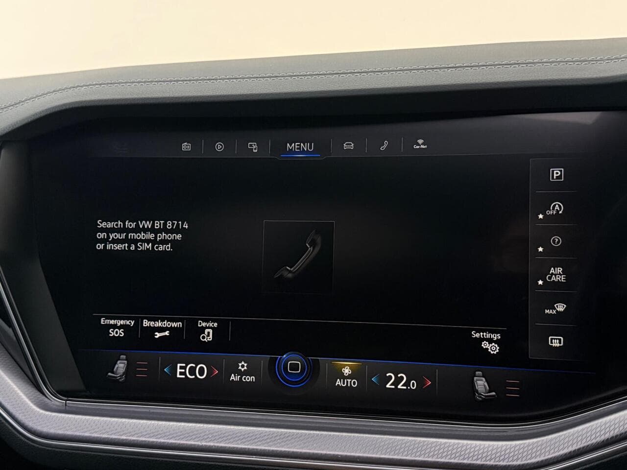 Volkswagen Touareg thumbnail Infotainment System