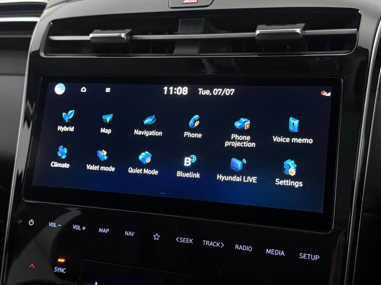 Hyundai TUCSON thumbnail Infotainment System