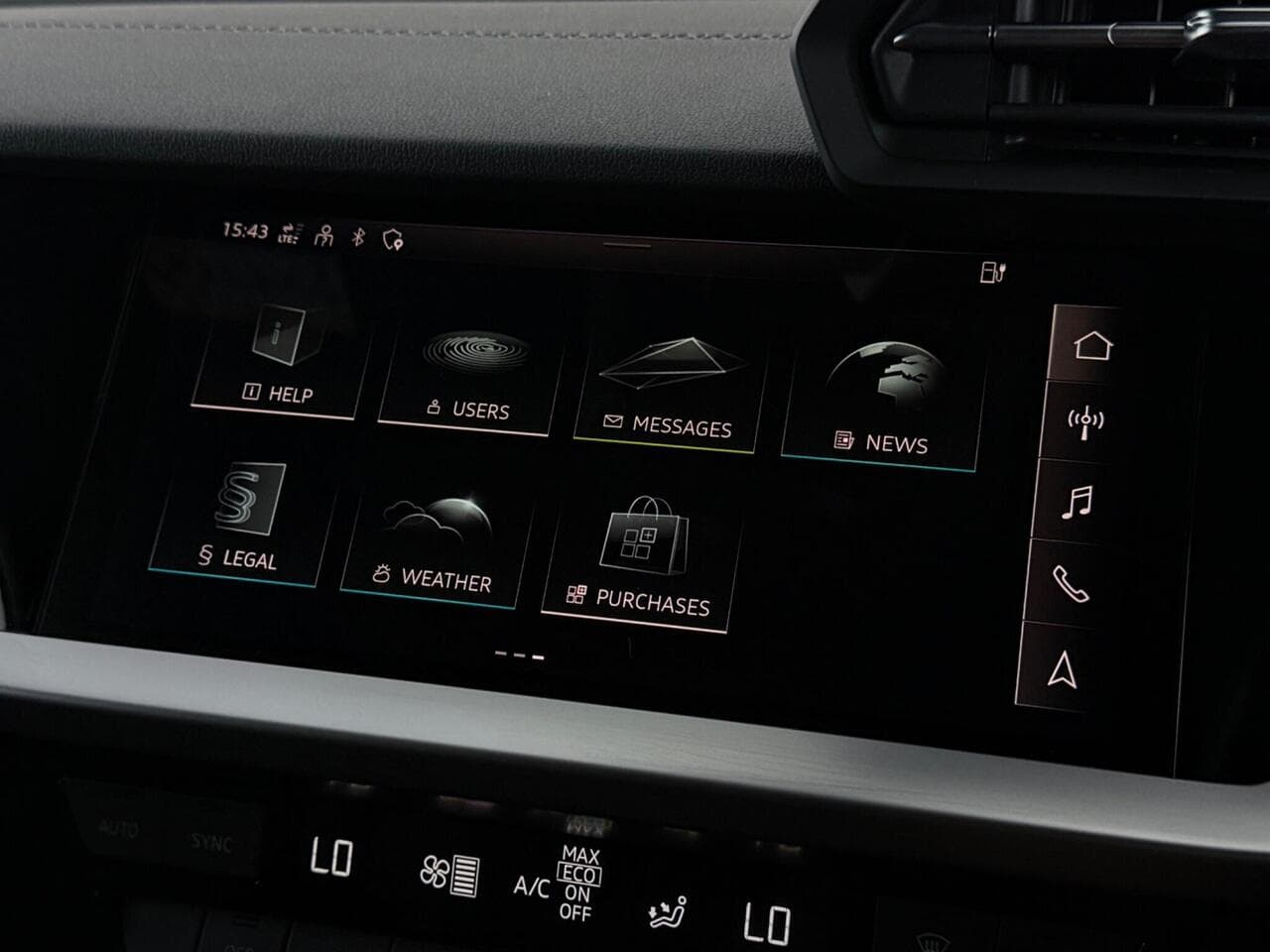 Audi A3 thumbnail Infotainment System