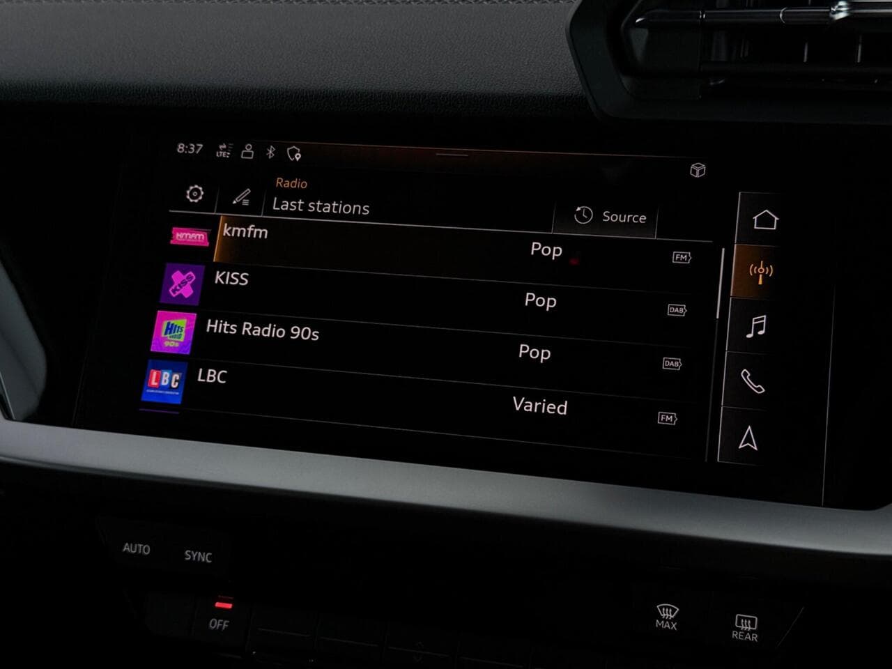 Audi A3 thumbnail Infotainment System