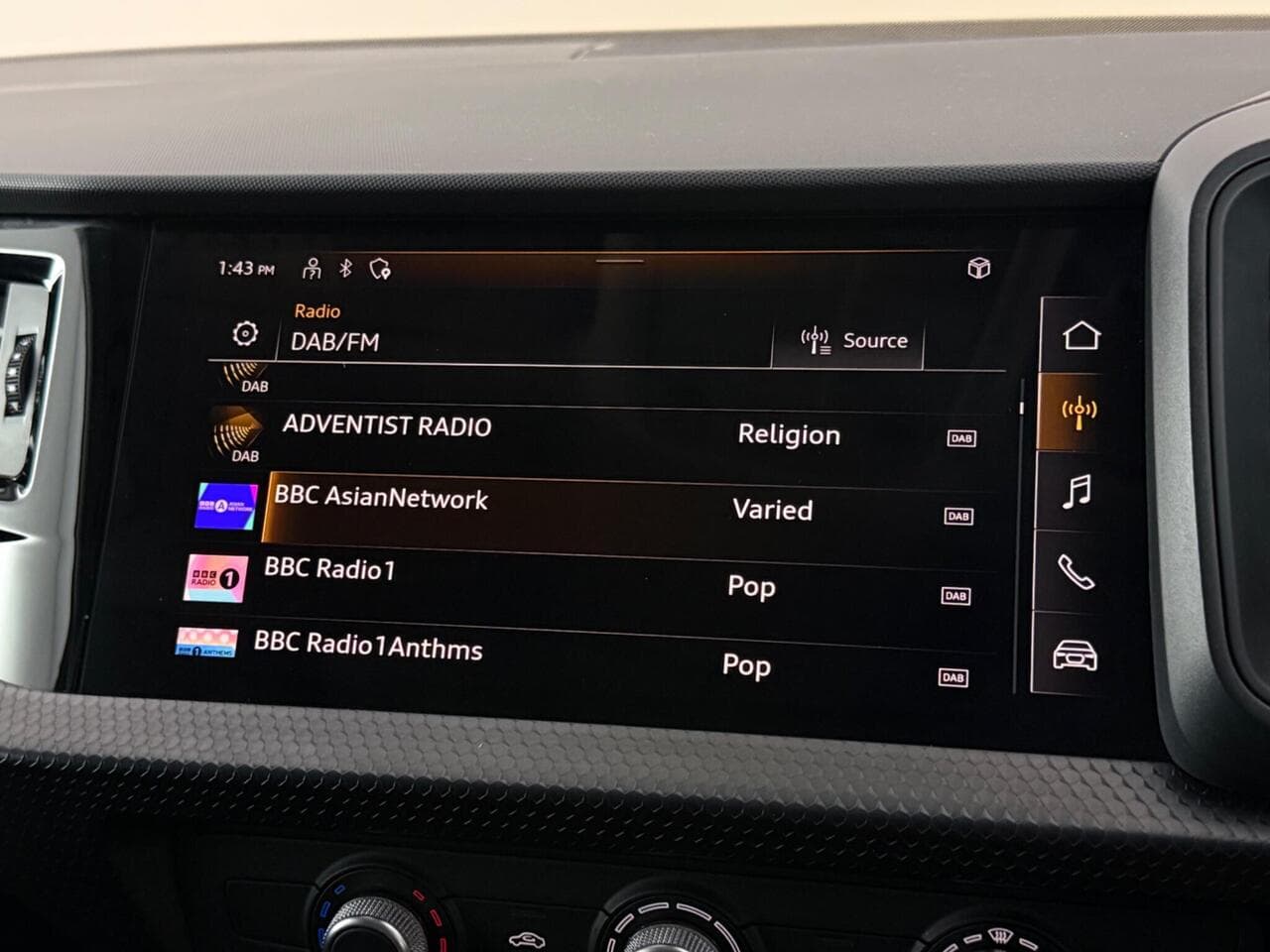 Audi A1 thumbnail Infotainment System