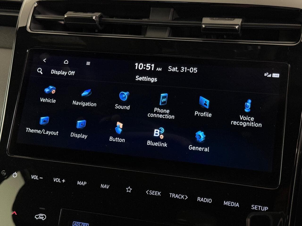 Hyundai TUCSON thumbnail Infotainment System