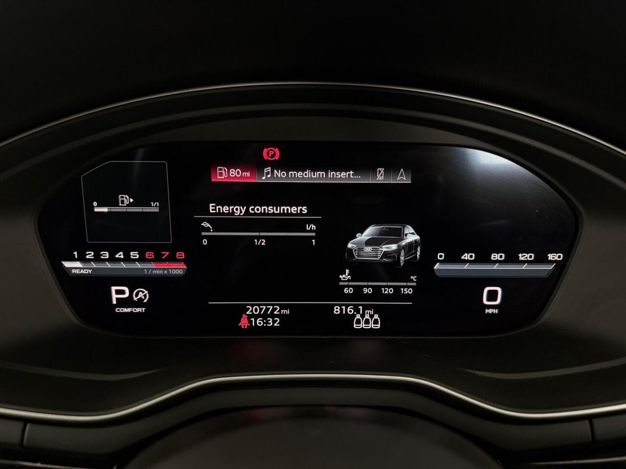 Audi A4 thumbnail Driver Instruments