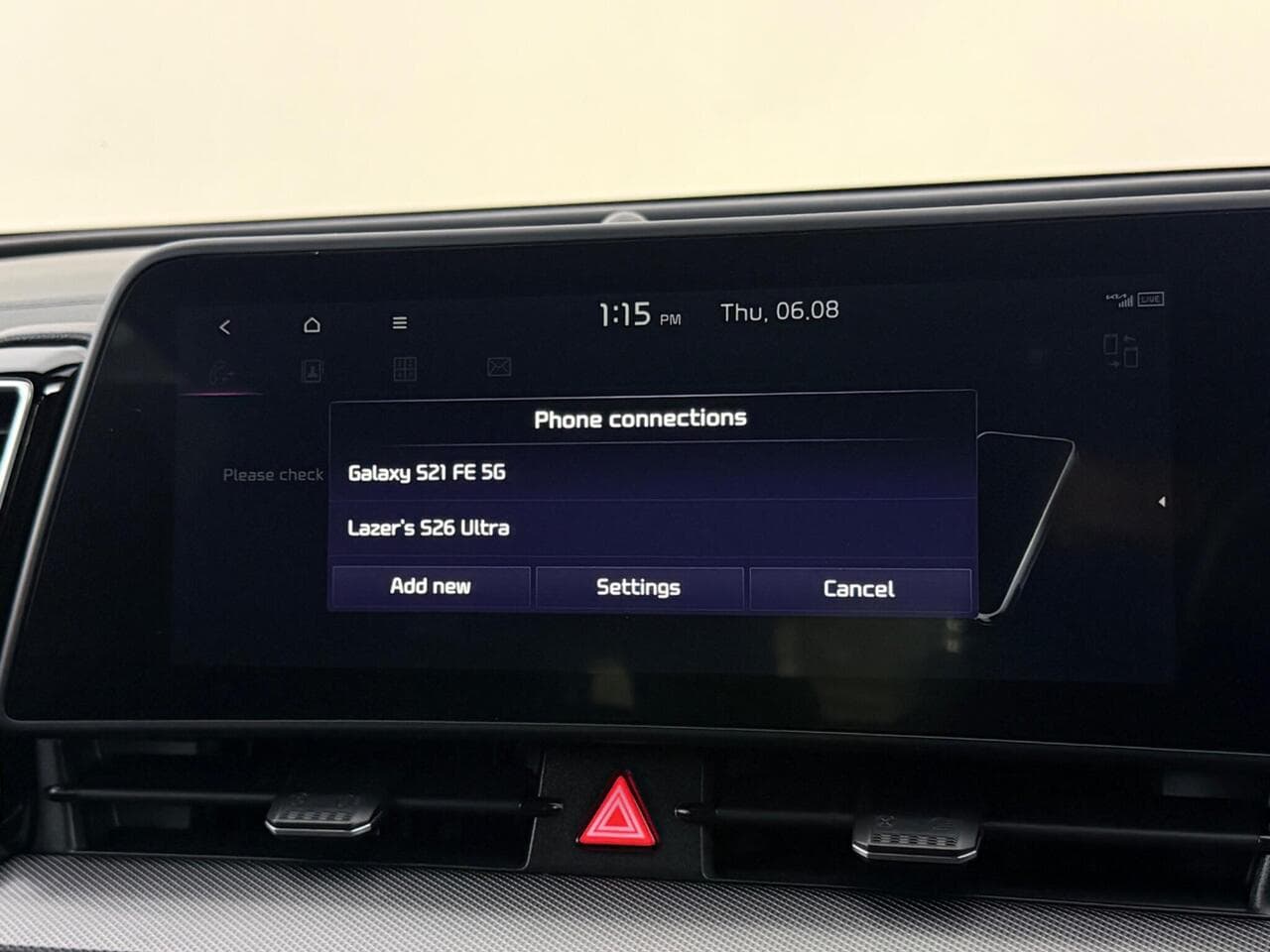 Kia Sportage thumbnail Infotainment System