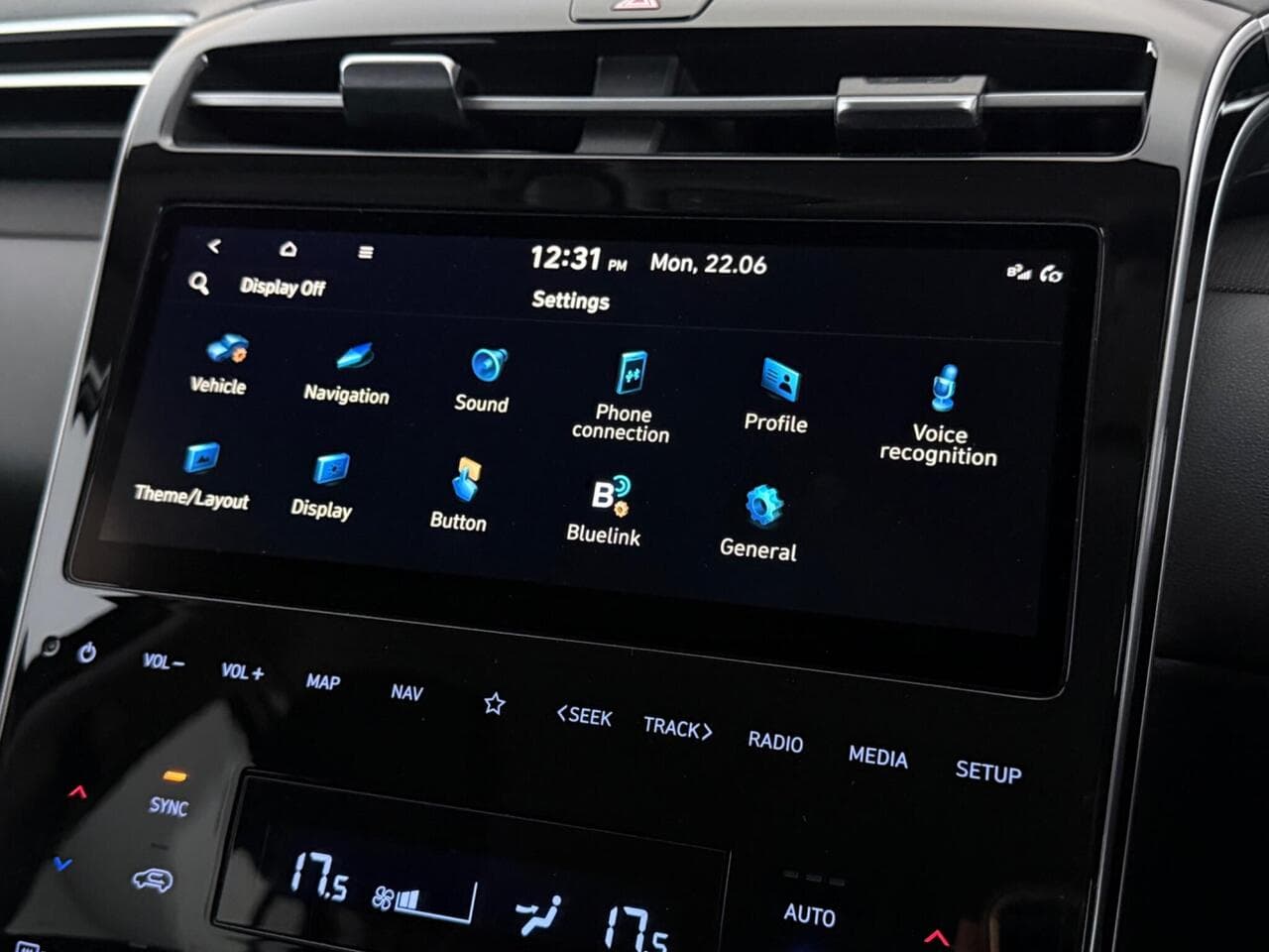 Hyundai TUCSON thumbnail Infotainment System