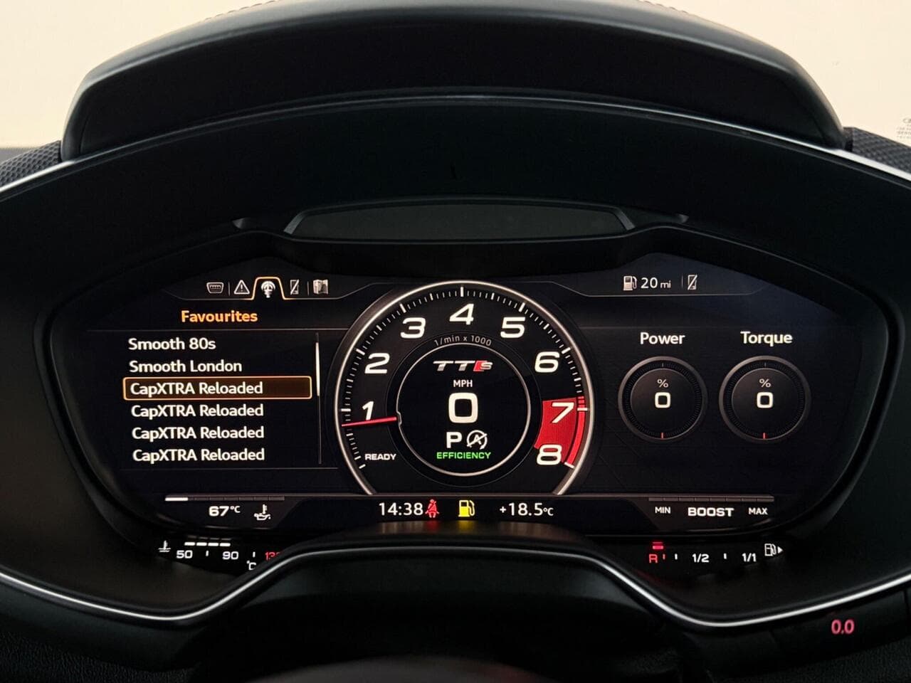 Audi TTS thumbnail Driver Instruments