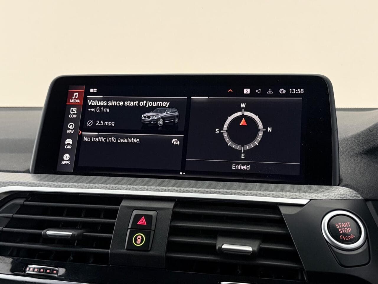 BMW X3 thumbnail Infotainment System