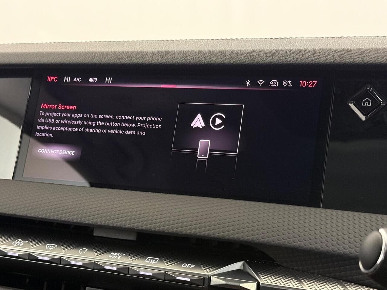 DS AUTOMOBILES DS 4 thumbnail Infotainment System