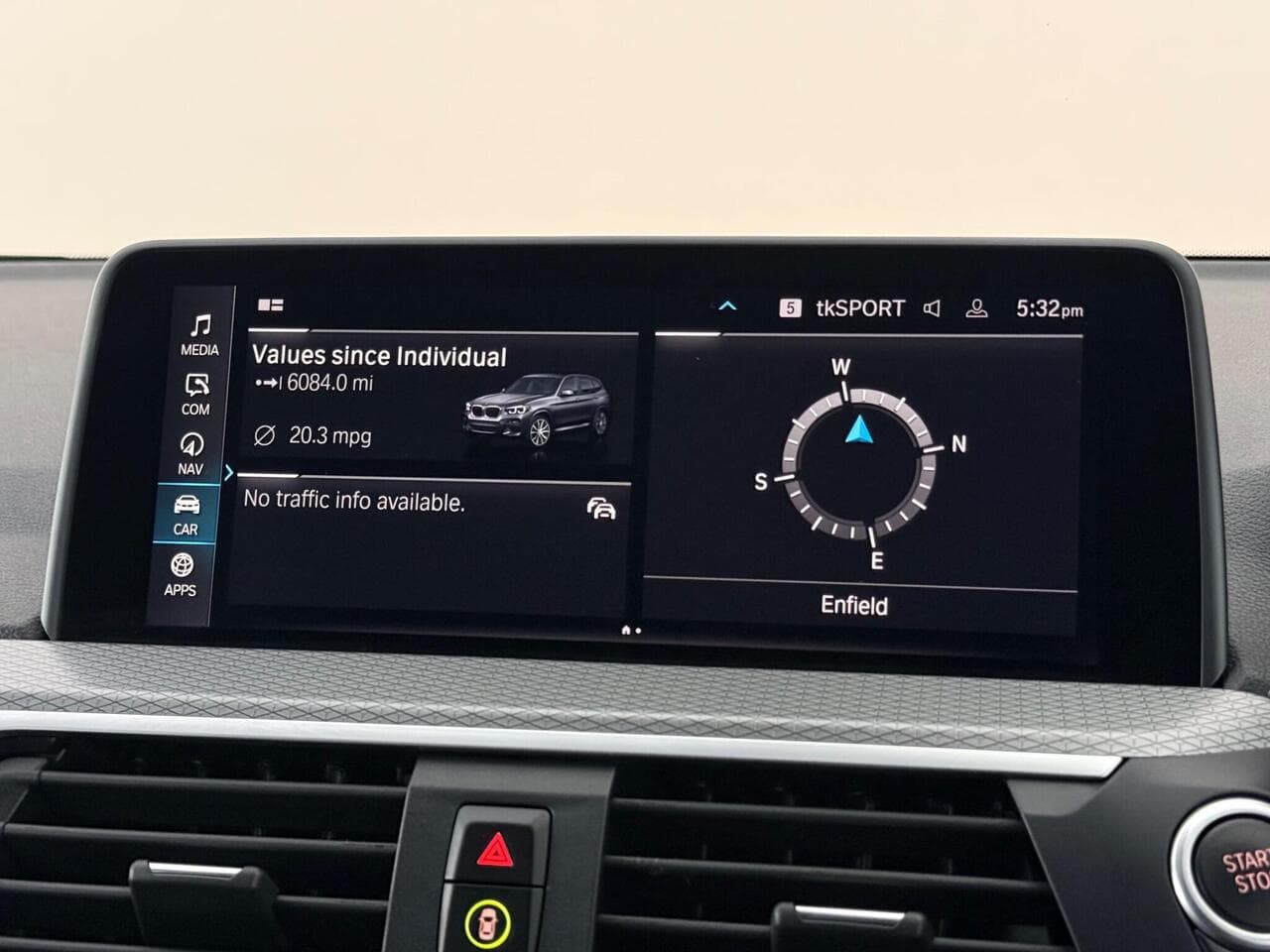 BMW X3 thumbnail Infotainment System