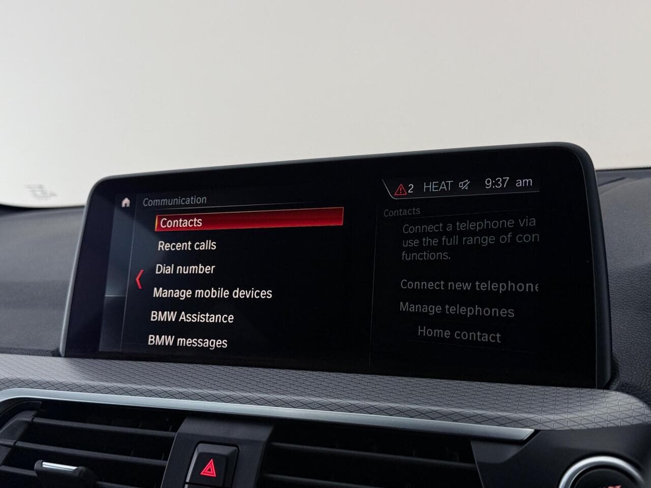 BMW X3 thumbnail Infotainment System