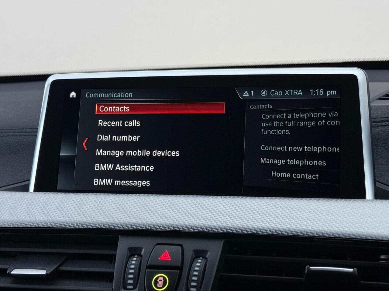 BMW X1 thumbnail Infotainment System