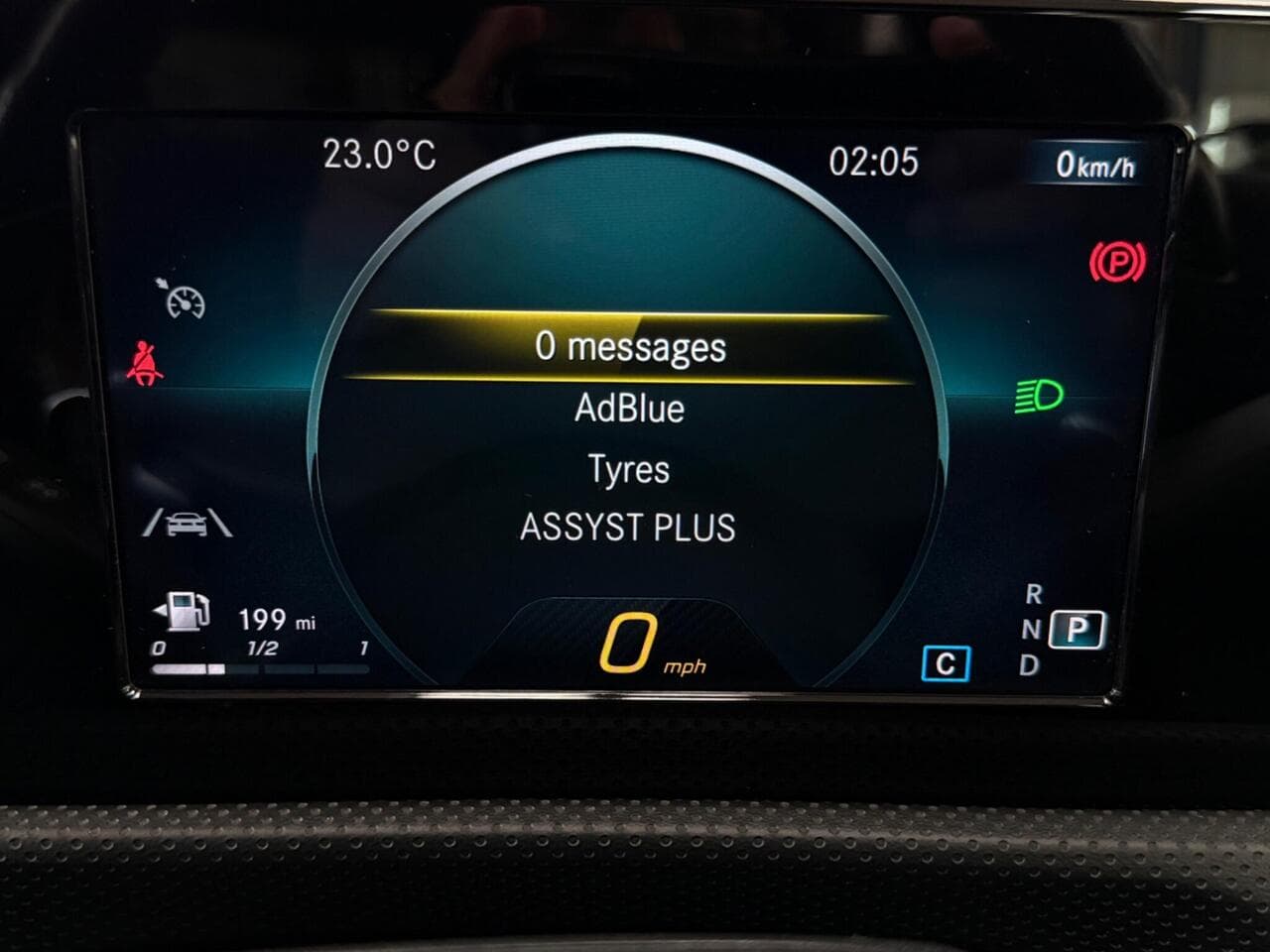 Mercedes-Benz A Class thumbnail Driver Instruments