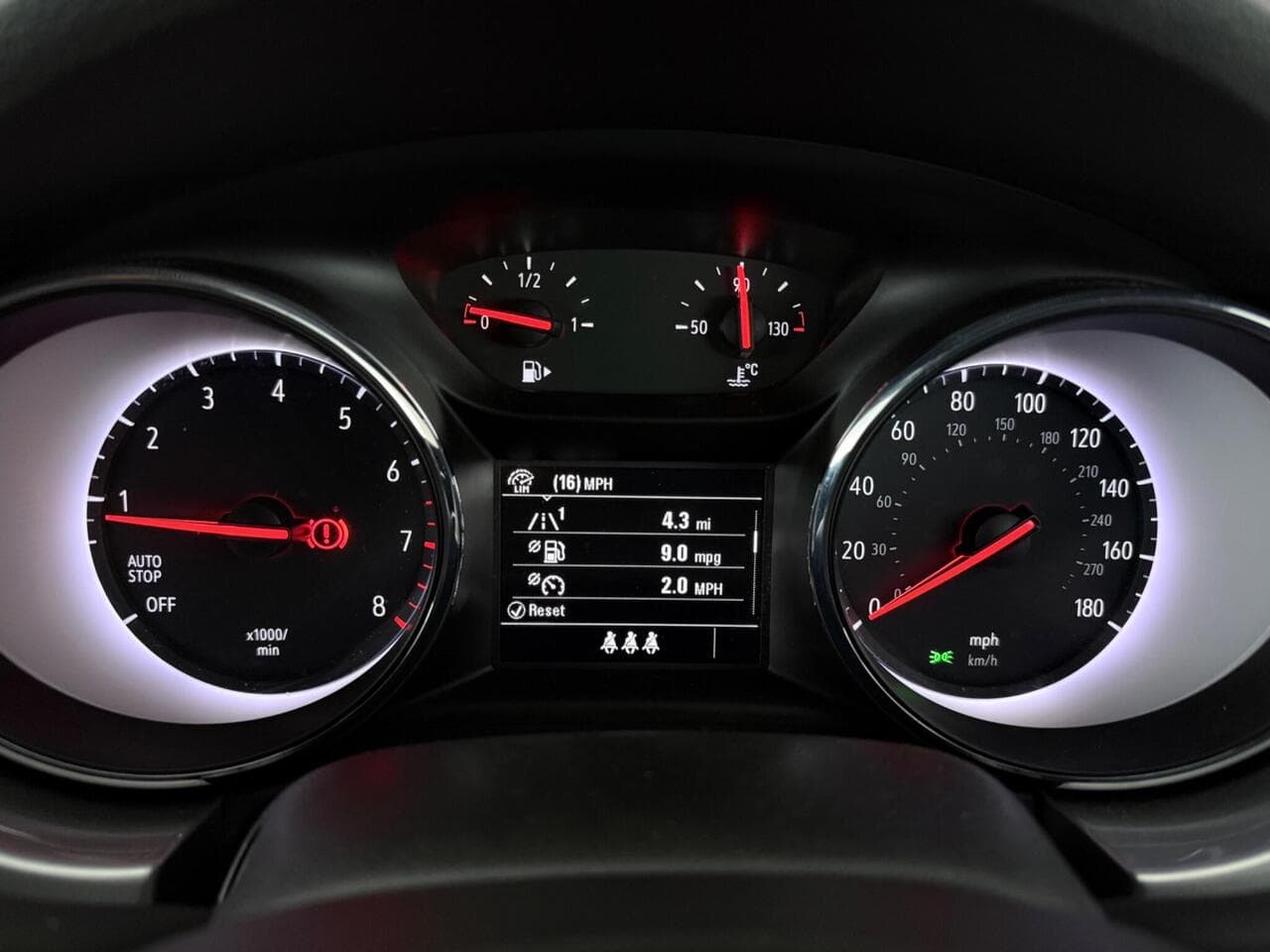 Vauxhall Astra thumbnail Driver Instruments