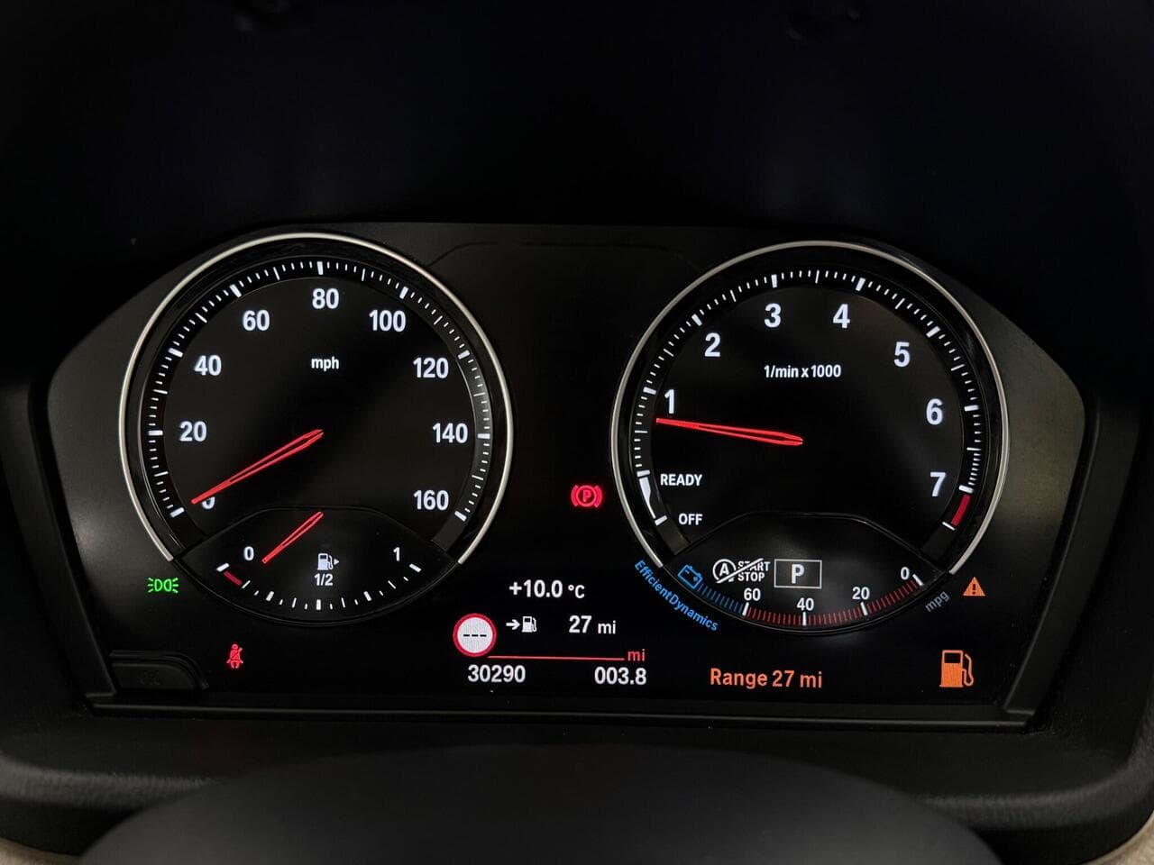 BMW X1 thumbnail Driver Instruments