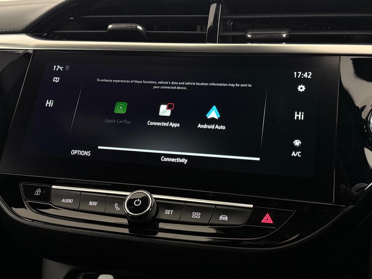 Vauxhall Corsa thumbnail Infotainment System