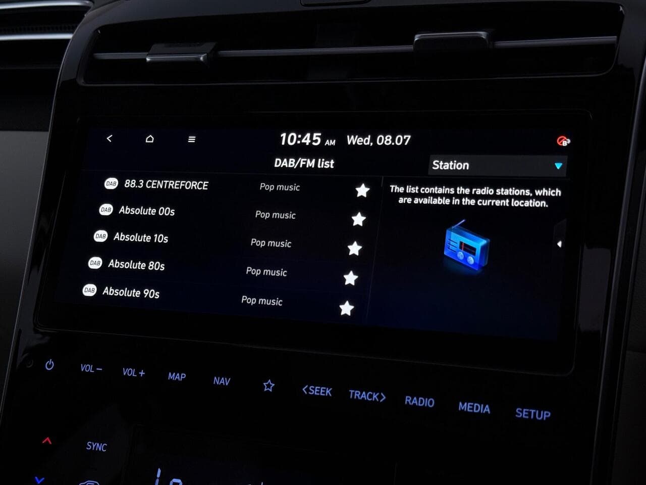 Hyundai TUCSON thumbnail Infotainment System