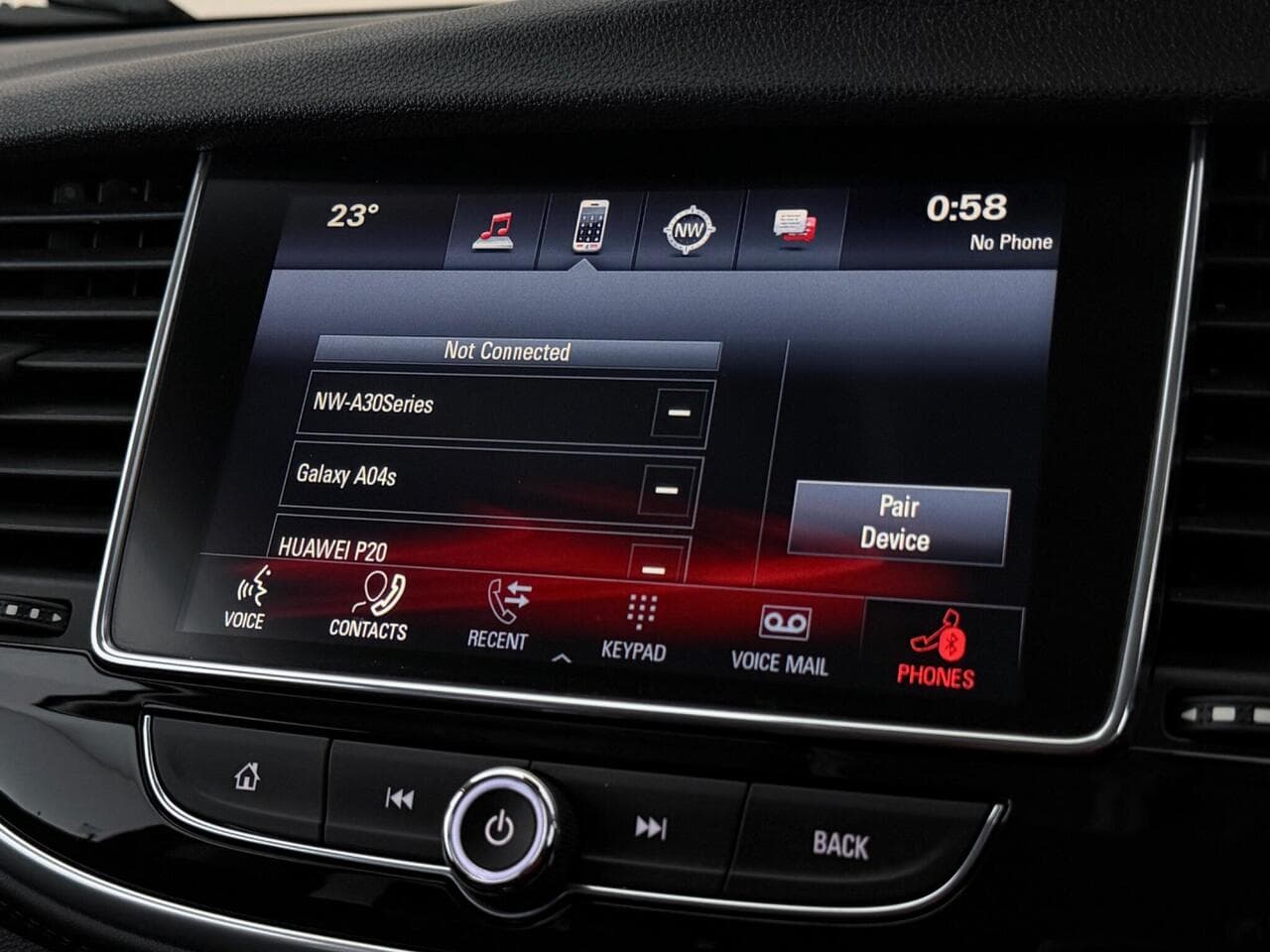 Vauxhall Mokka X thumbnail Infotainment System