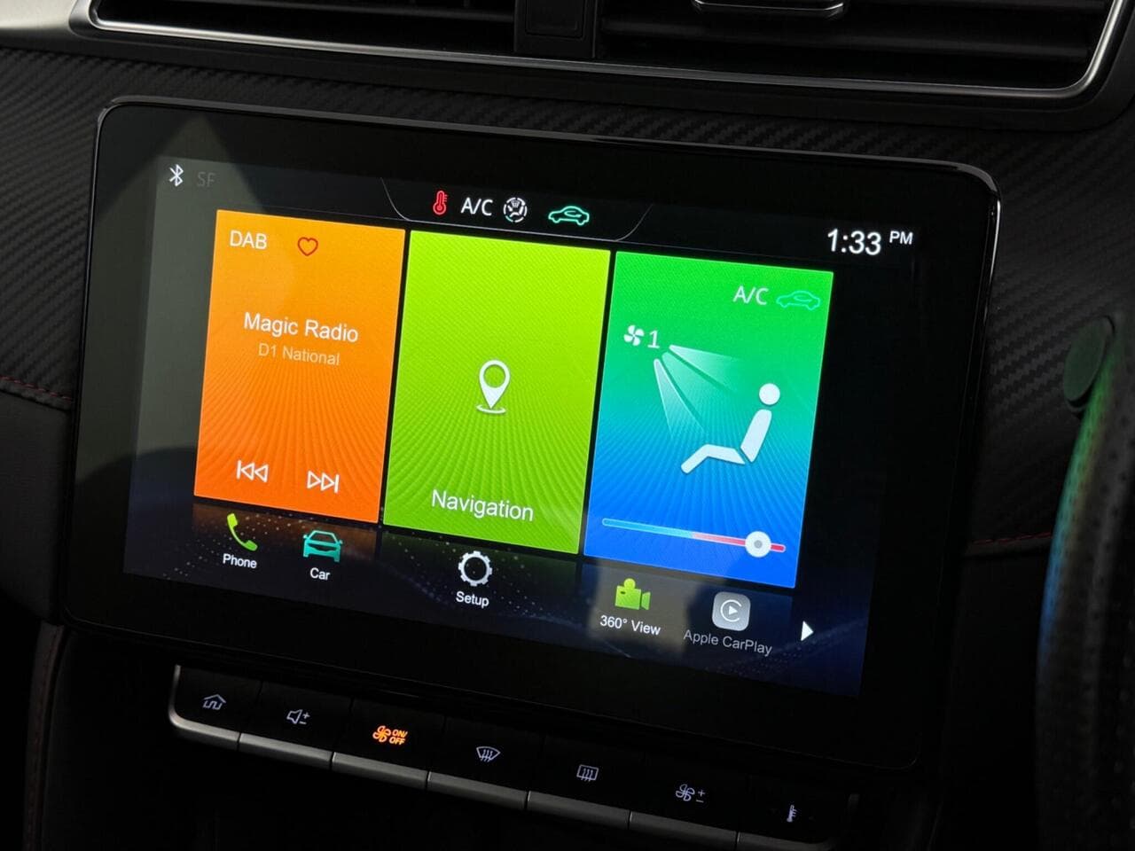 MG MG ZS thumbnail Infotainment System