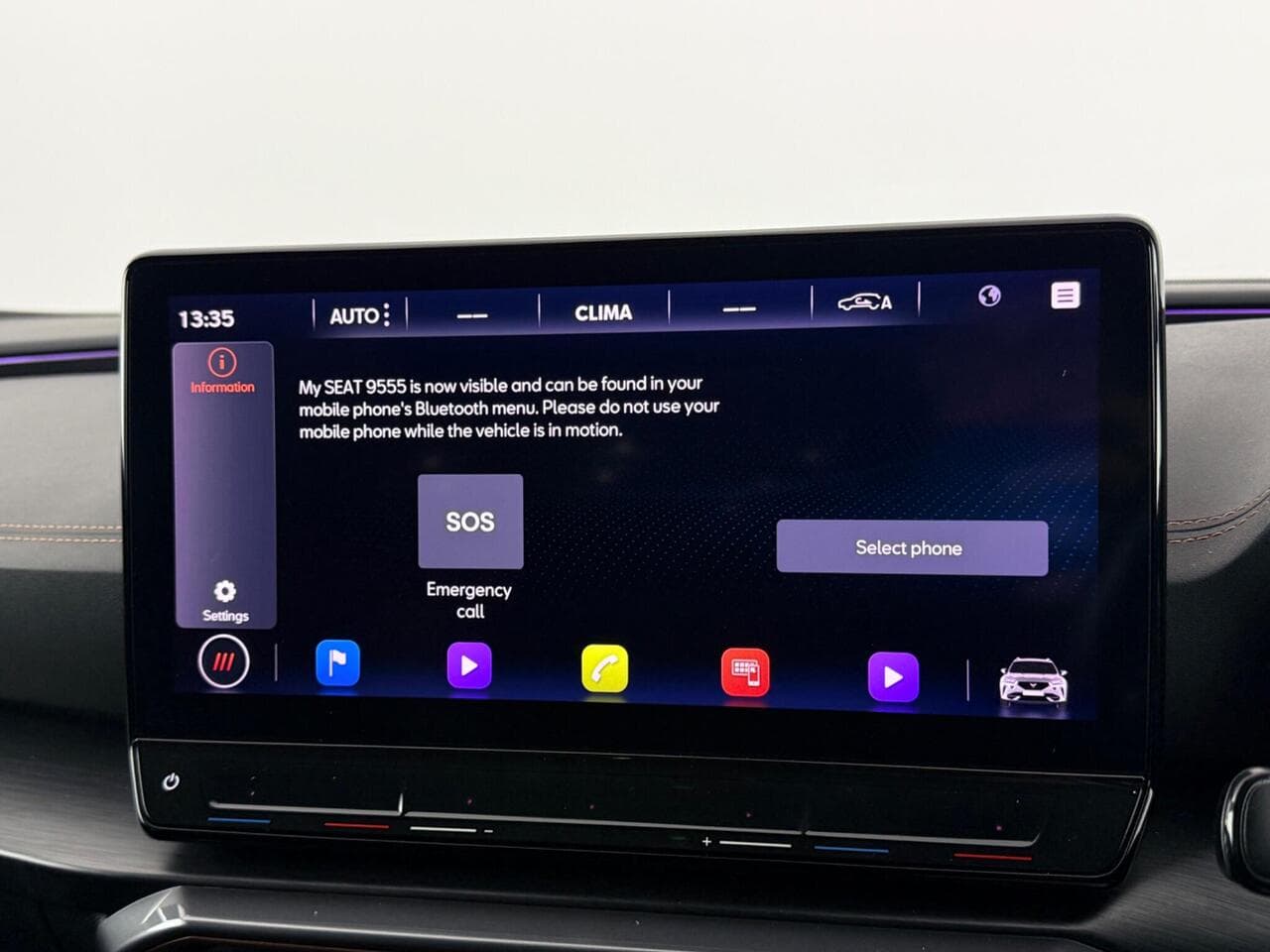 CUPRA Formentor thumbnail Infotainment System