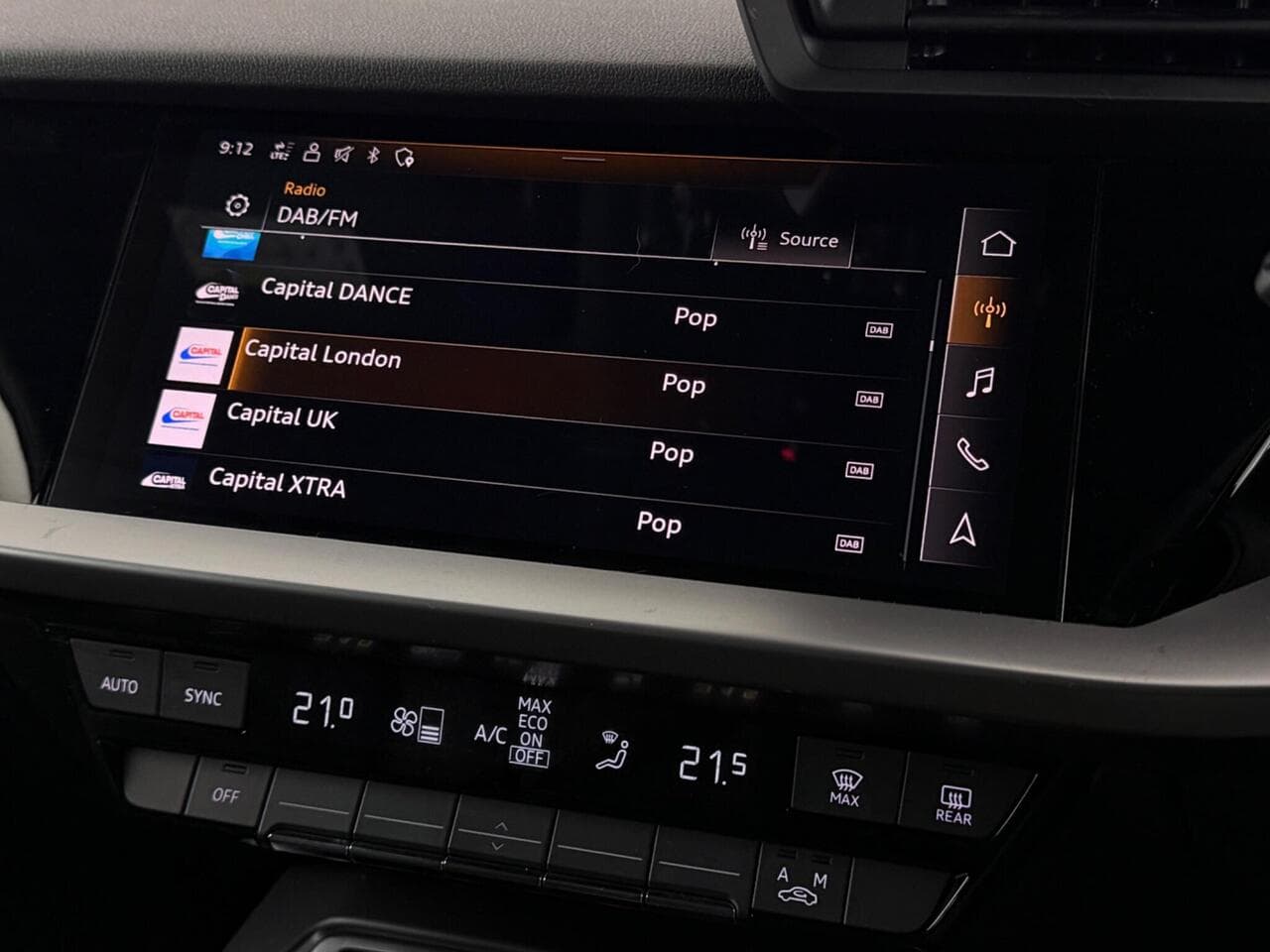 Audi A3 thumbnail Infotainment System