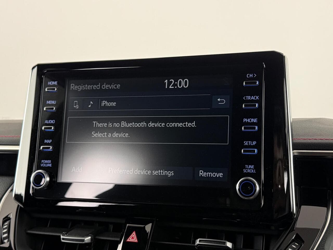 Toyota Corolla thumbnail Infotainment System