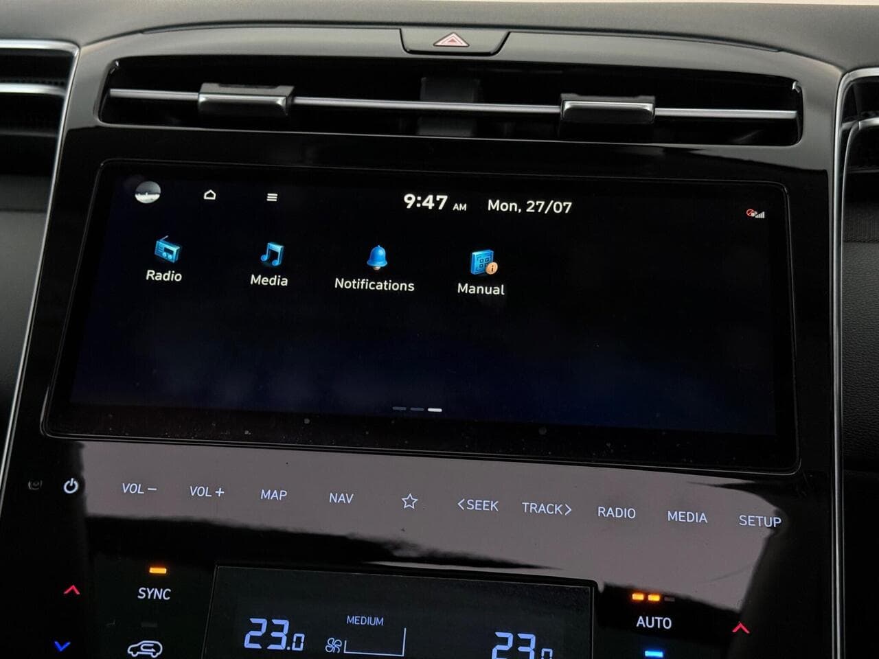 Hyundai TUCSON thumbnail Infotainment System