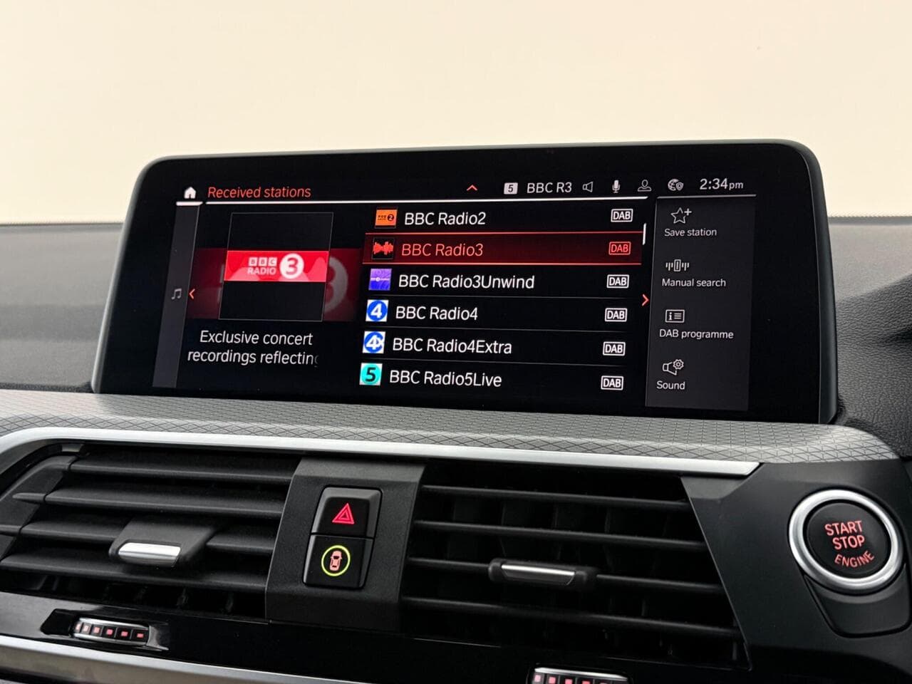 BMW X3 thumbnail Infotainment System