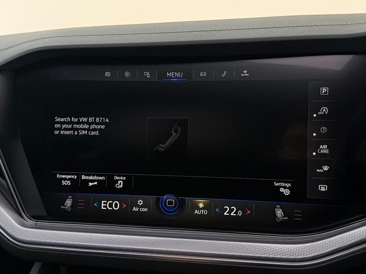 Volkswagen Touareg thumbnail Infotainment System