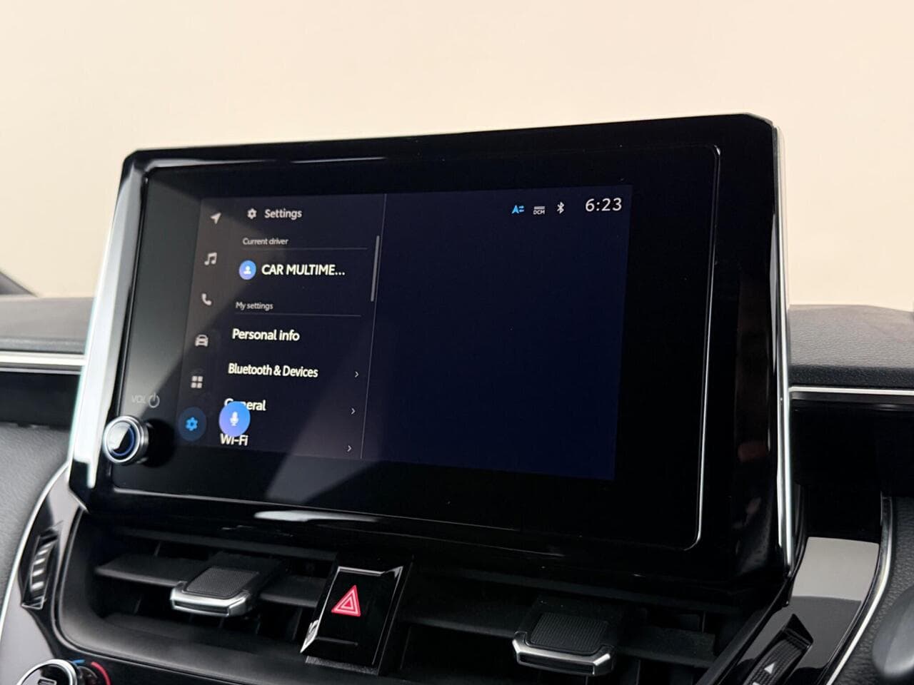 Toyota Corolla thumbnail Infotainment System