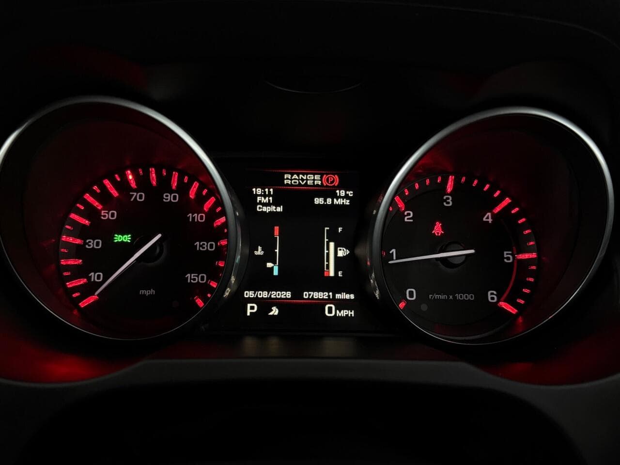 Land Rover Range Rover Evoque thumbnail Driver Instruments