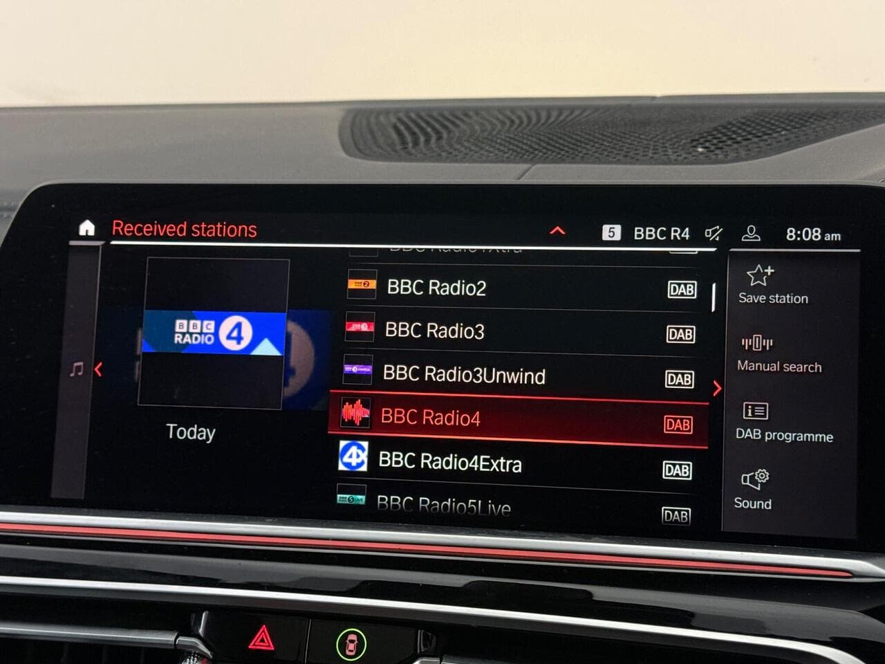 BMW X7 thumbnail Infotainment System