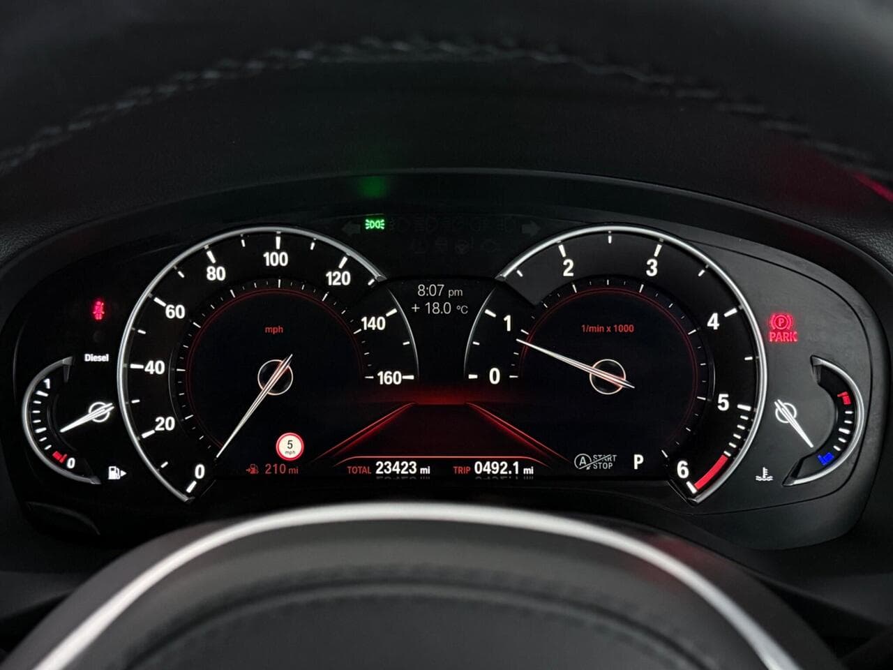 BMW X3 thumbnail Driver Instruments