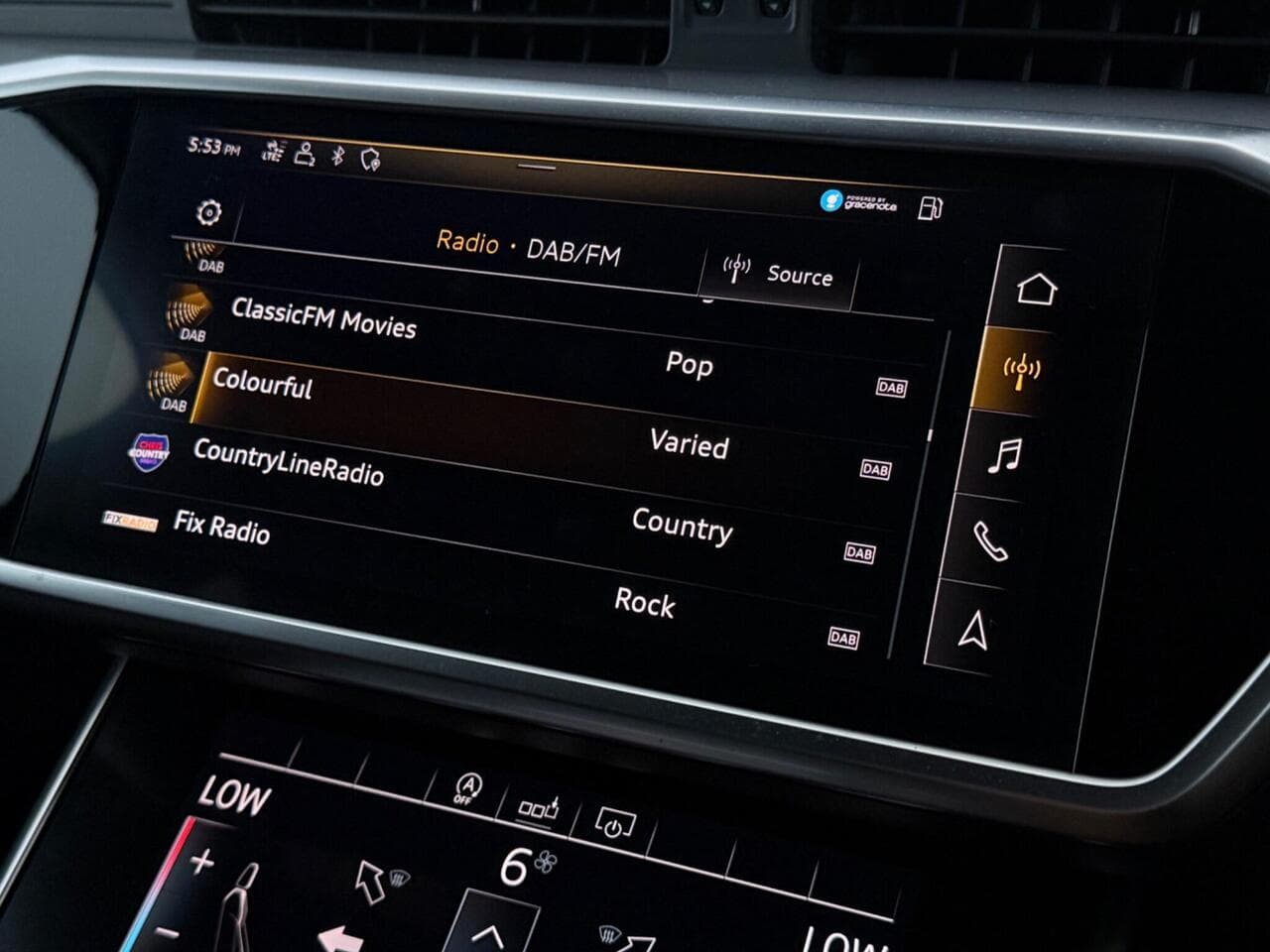 Audi A6 Saloon thumbnail Infotainment System