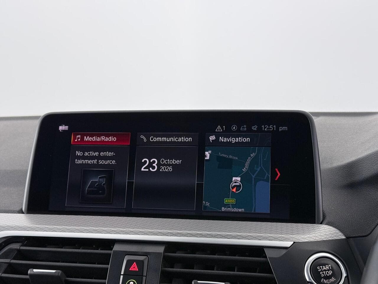 BMW X3 thumbnail Infotainment System