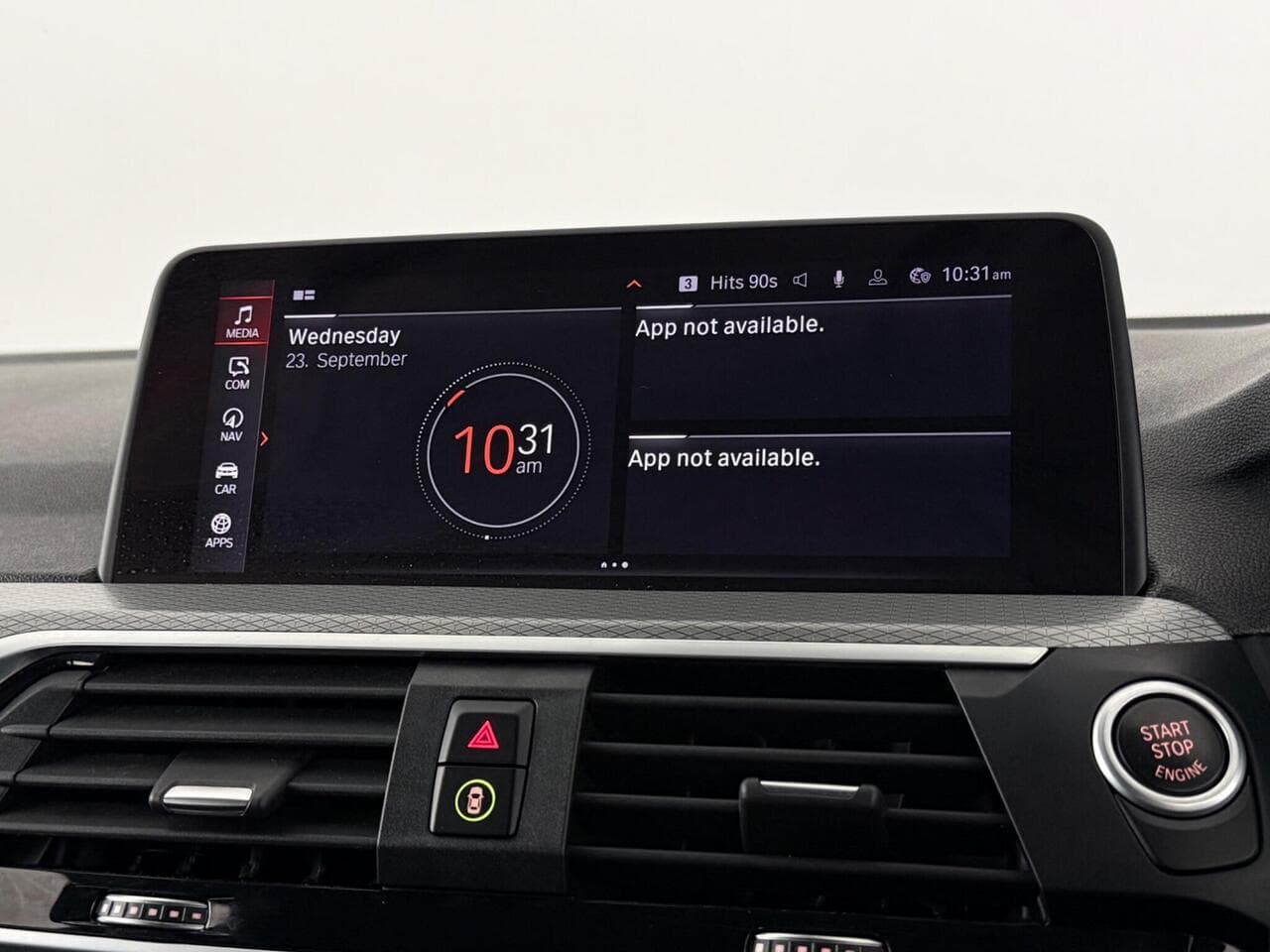 BMW X3 thumbnail Infotainment System
