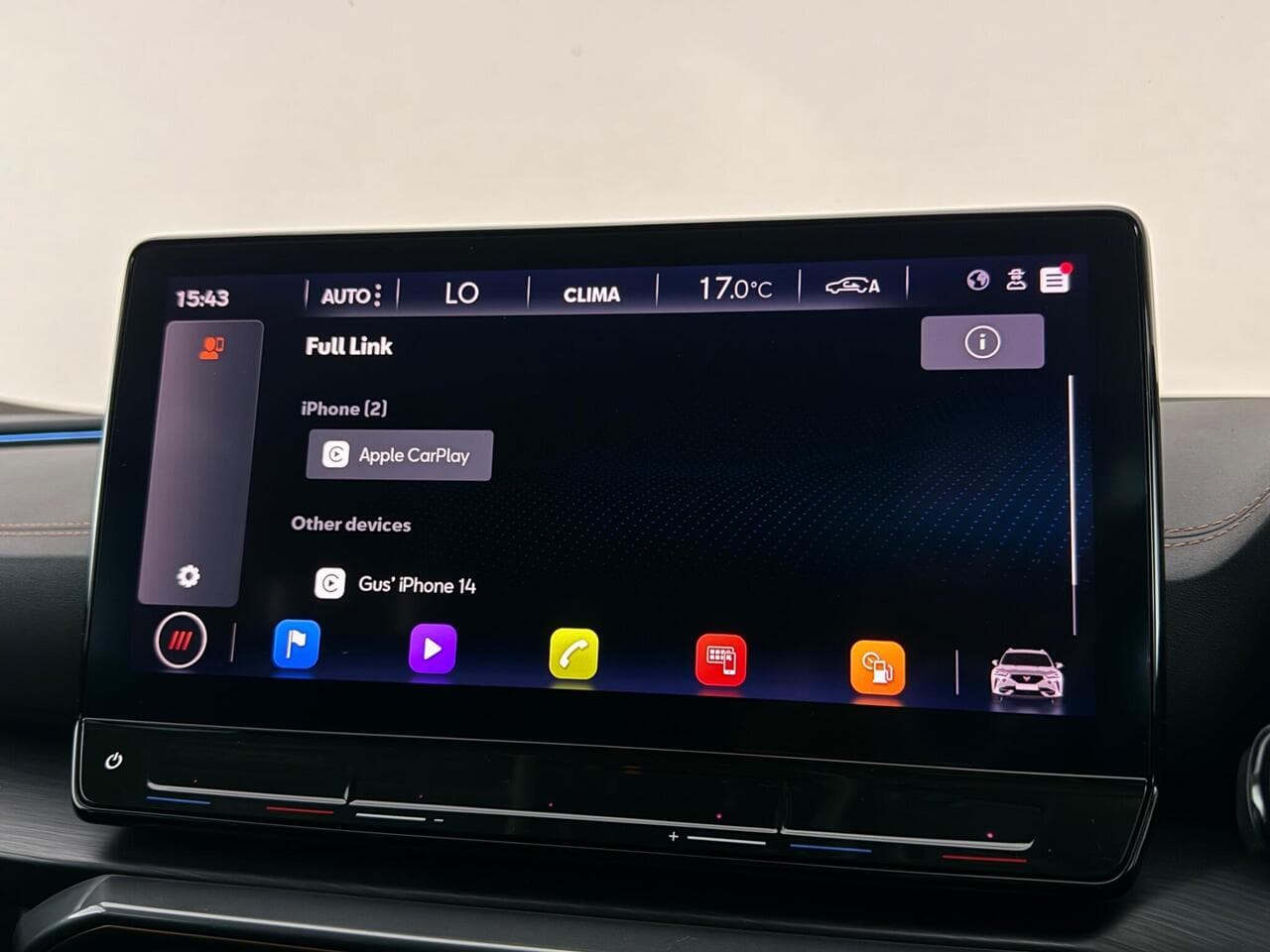 CUPRA Formentor thumbnail Infotainment System