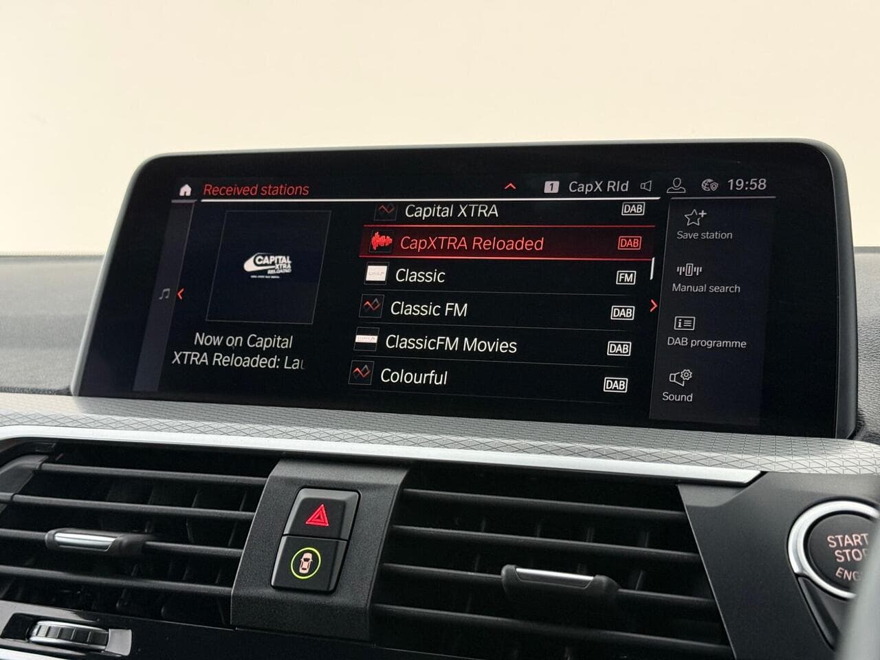 BMW X3 thumbnail Infotainment System