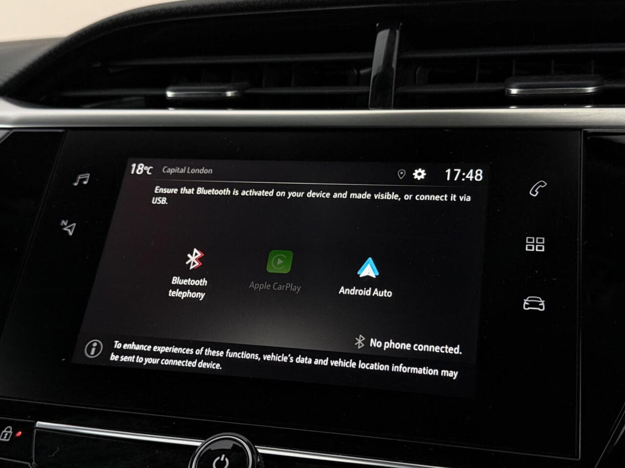 Vauxhall Corsa thumbnail Infotainment System