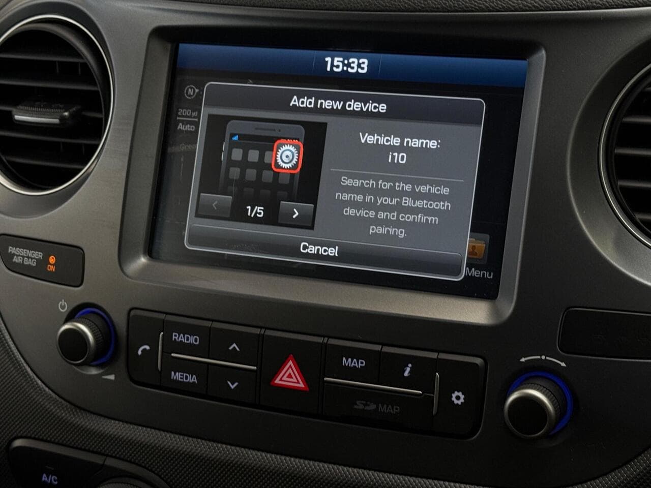 Hyundai i10 thumbnail Infotainment System