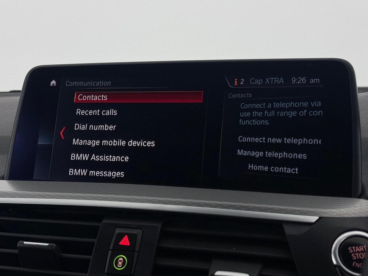 BMW X3 thumbnail Infotainment System